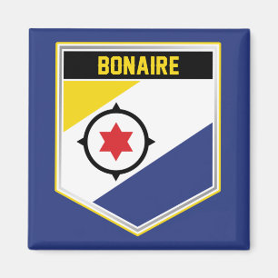 Imán Escudo de bandera bonaire