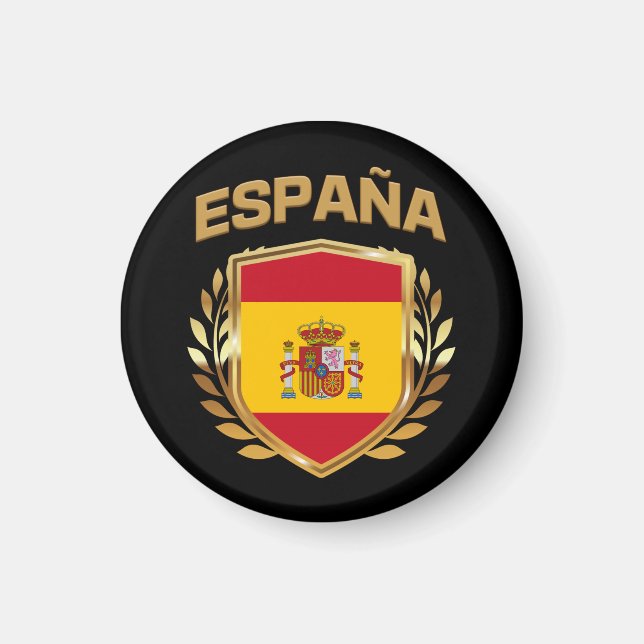 Imán Escudo de bandera de España (Frente)