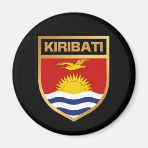 Imán Escudo de Bandera de Kiribati