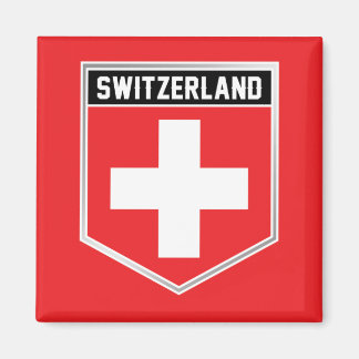 Imán Escudo de bandera de Suiza