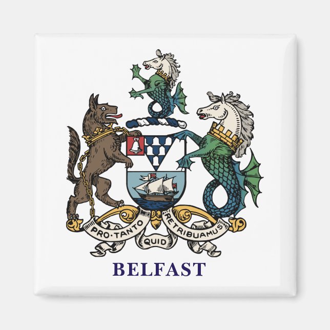 Imán Escudo de Belfast (Frente)