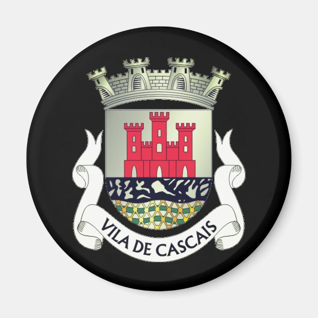 Imán Escudo de Cascais, Portugal Magnet (Frente)