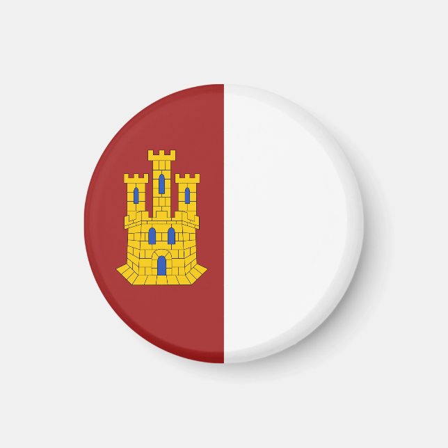 Imán Escudo de Castilla La Mancha - España (Frente)
