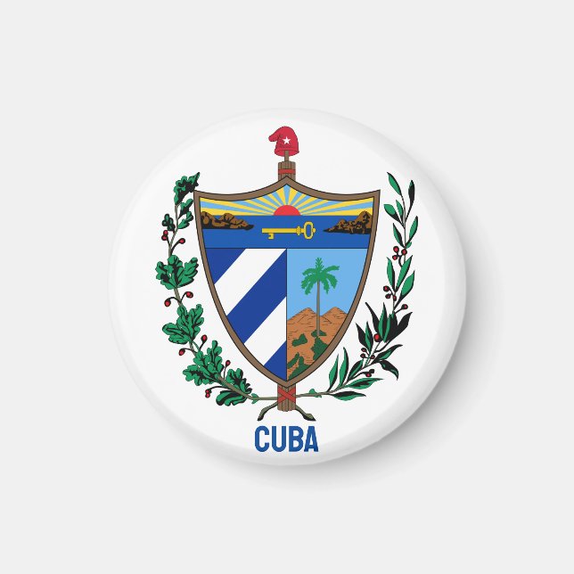 Imán Escudo de Cuba (Frente)