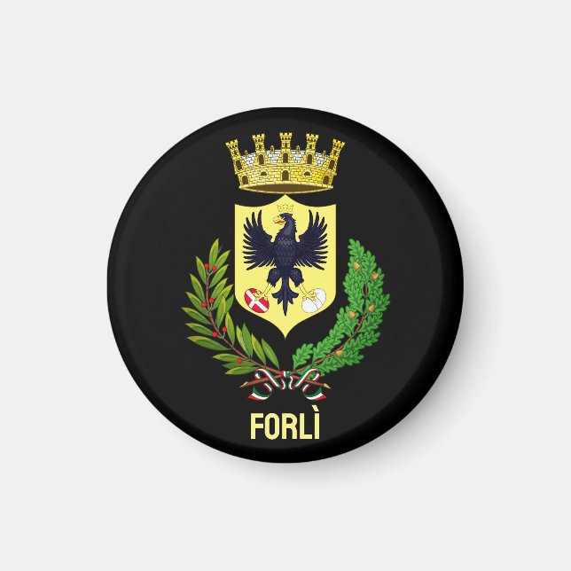 Imán Escudo de Forlì, ITALIA (Frente)