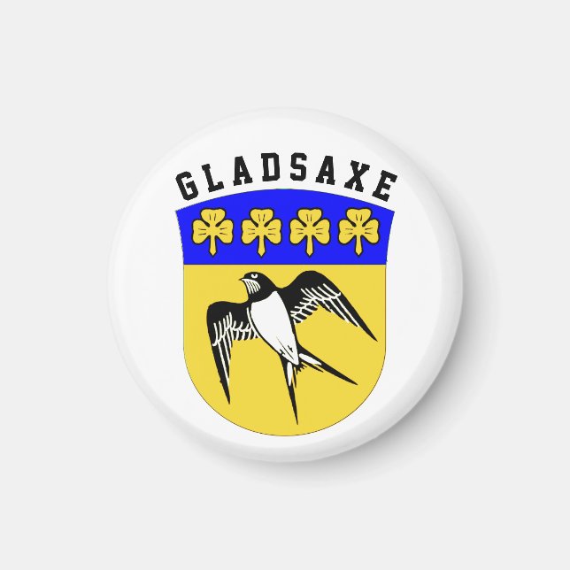Imán Escudo de Gladsaxe, Dinamarca (Frente)