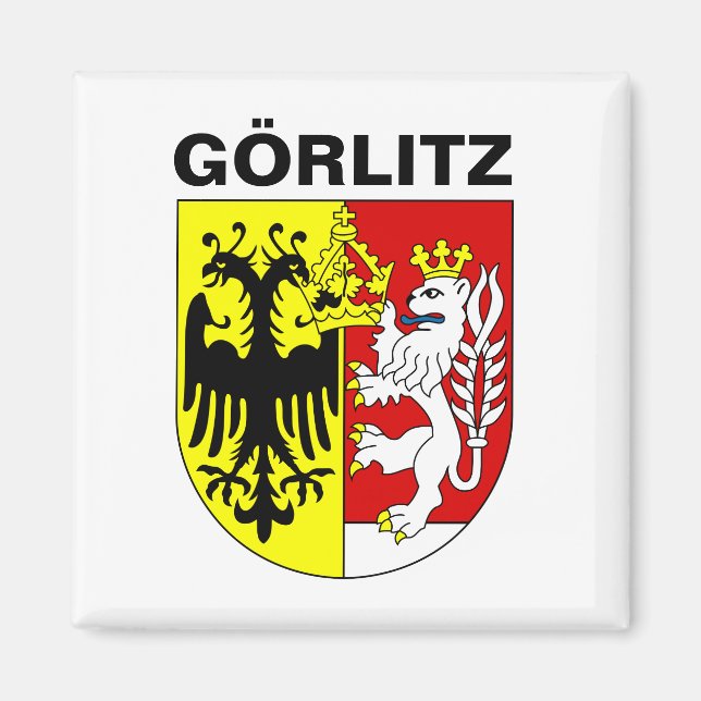 Imán Escudo de Görlitz, Alemania (Frente)