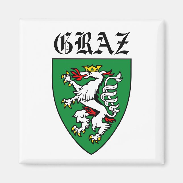 Imán Escudo de Graz - AUSTRIA (Frente)