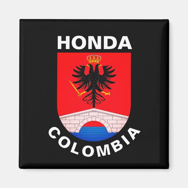 Imán Escudo de Honda (Tolima), Colombia (Frente)
