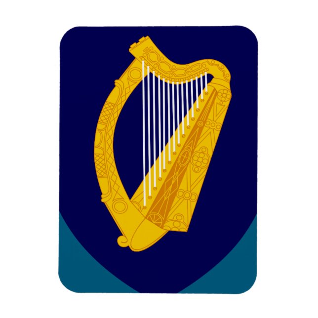 Imán Escudo de Irlanda (Vertical)