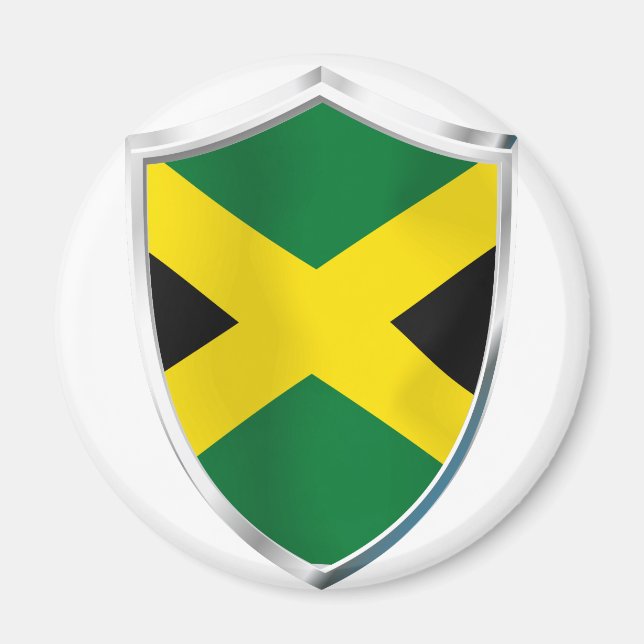 Imán Escudo de Jamaica (Frente)