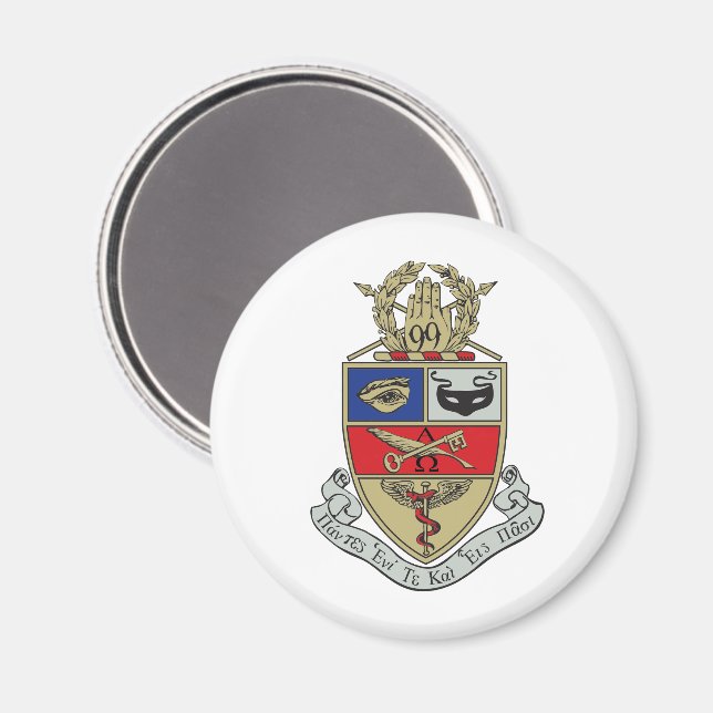 Imán Escudo de Kappa Psi (Anverso/Reverso)