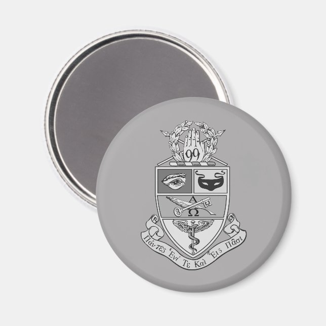 Imán Escudo de Kappa Psi (Anverso/Reverso)