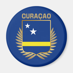 Imán Escudo de la bandera de Curacao