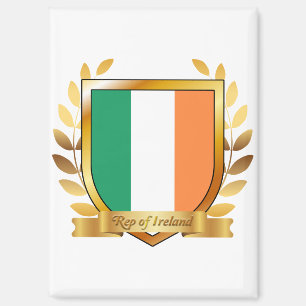 Imán Escudo de la bandera de la República de Irlanda