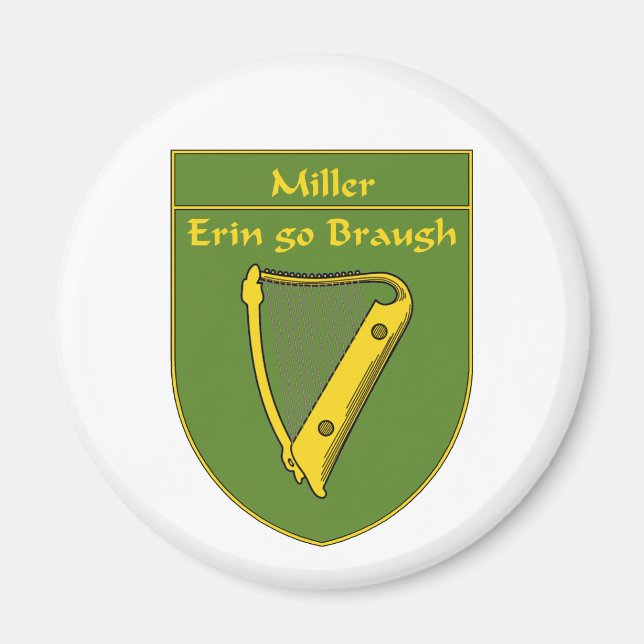 Imán Escudo de la bandera Miller 1798 (Frente)