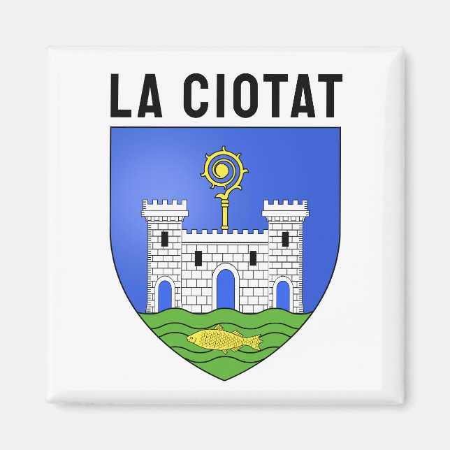 Imán Escudo de la Ciotat - Francia (Frente)