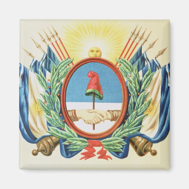 Imán Escudo de la Confederación Argentina (Frente)