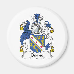 Imán Escudo de la familia de Boone