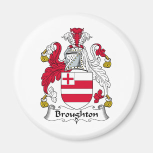 Imán Escudo de la familia de Broughton