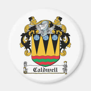 Imán Escudo de la familia de Caldwell