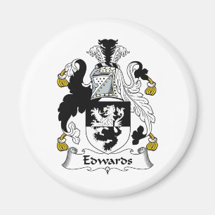 Imán Escudo de la familia de Edwards