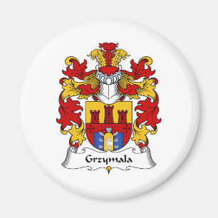 Imán Escudo de la familia de Grzymala