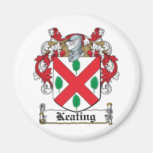 Imán Escudo de la familia de Keating