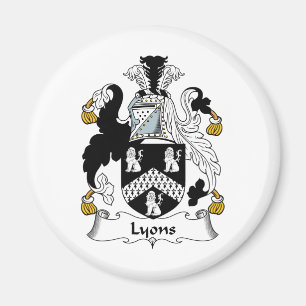 Imán Escudo de la familia de Lyon