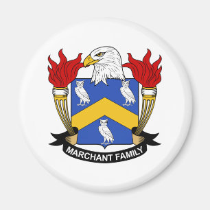 Imán Escudo de la familia de Marchant