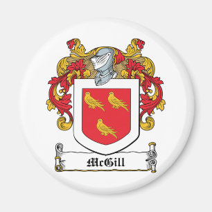 Imán Escudo de la familia de McGill