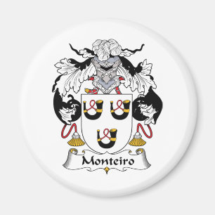 Imán Escudo de la familia de Monteiro