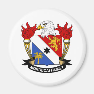 Imán Escudo de la familia de Mordecai