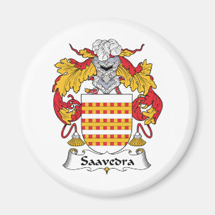 Imán Escudo de la familia de Saavedra