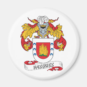 Imán Escudo de la familia de Vázquez