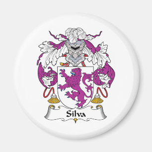 Imán Escudo de la familia del Silva