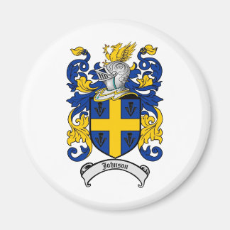 Imán Escudo de la familia Johnson - Escudo de armas