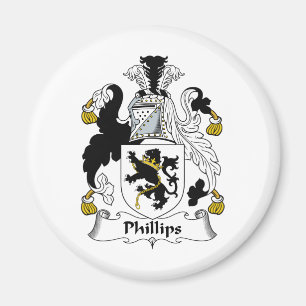Imán Escudo de la familia Phillips