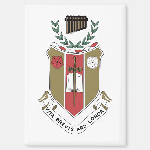Imán Escudo de la Fraternidad Musical Sigma Alpha Iota