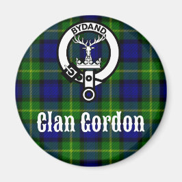 Imán Escudo de la Tartán del Clan Gordon
