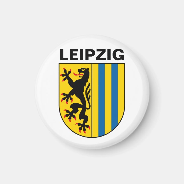Imán Escudo de Leipzig (Alemania) (Frente)