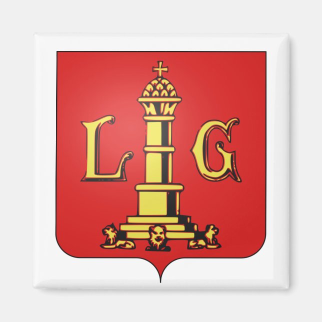Imán Escudo de Lieja (Bélgica) (Frente)