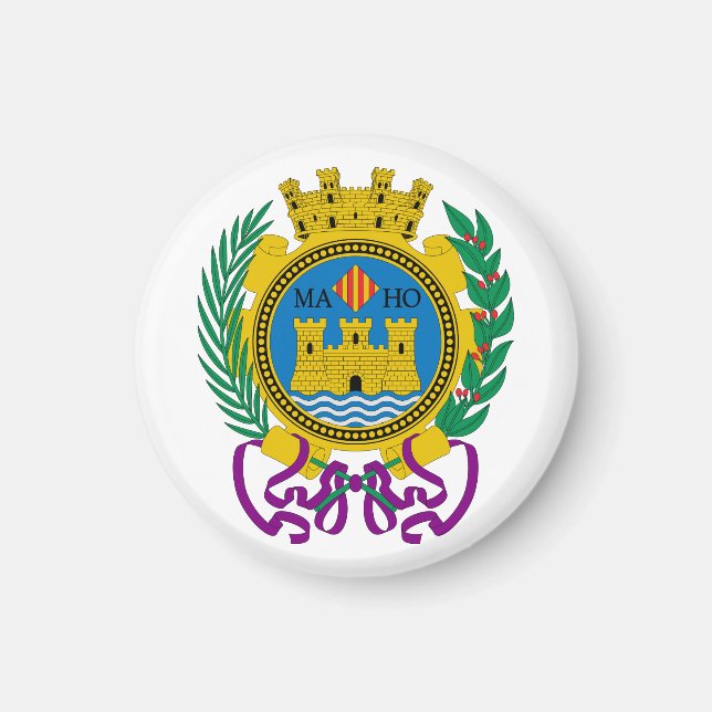 Imán Escudo de Mahón, Menorca (Frente)