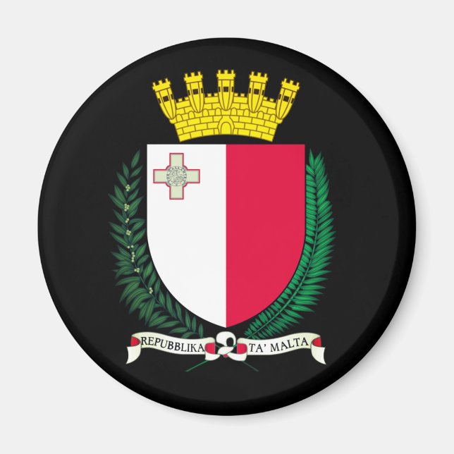 Imán Escudo de Malta Magnet (Frente)