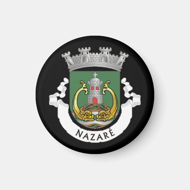 Imán Escudo de Nazaré, Portugal (Frente)