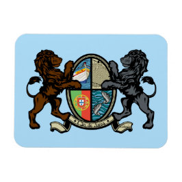 Imán Escudo de Perro de Agua de Portugal
