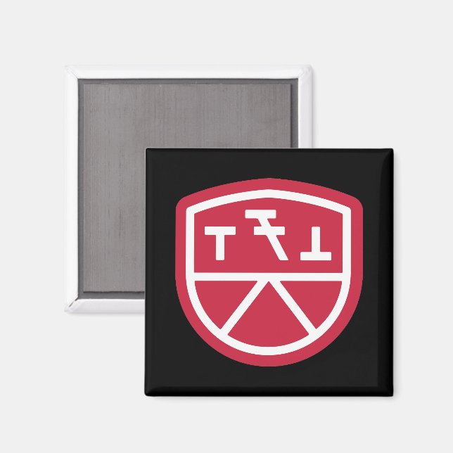 Imán Escudo de Phi Sigma Kappa (Anverso/Reverso)