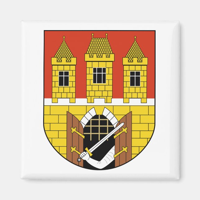 Imán Escudo de Praga, República Checa (Frente)