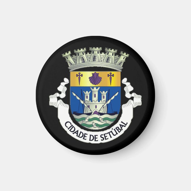 Imán Escudo de Setúbal, PORTUGAL (Frente)