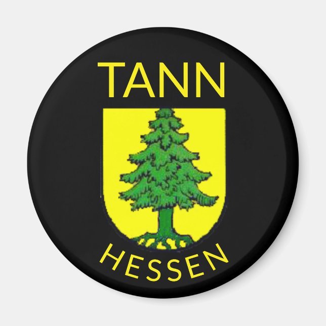 Imán Escudo de Tann, Hesse (Alemania) (Frente)